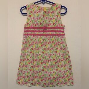 Lilly Pulitzer - Girls Size: 4T - Pink & Green - Tulip - Shift Dress